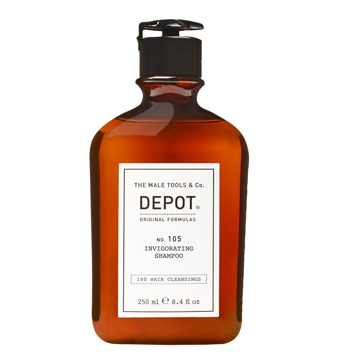 Depot, 100 Hair Cleansing No. 105, Complex multivitaminic, Șampon pentru păr, Anticădere păr, 250 ml
